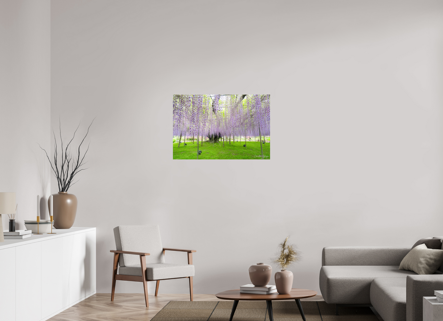 36 x 24″, Acrylic Glass 0.08mm Fuji Crystal Archive DP II The Great Wisteria