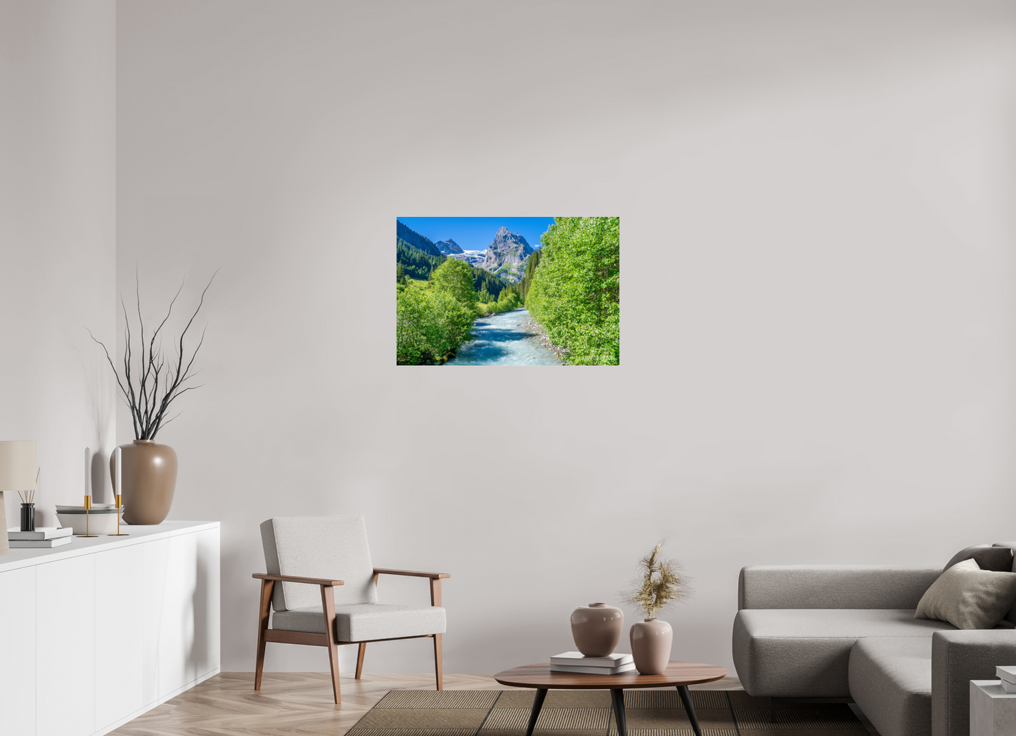 36 x 24″, Acrylic Glass 0.08mm Fuji Crystal Archive DP II The Heart of the Alps