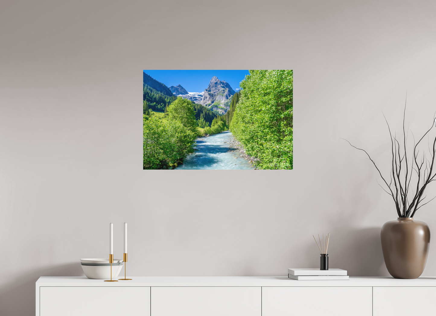 30 x 20″, Hahnemühle Photo Rag Bright White The Heart of the Alps