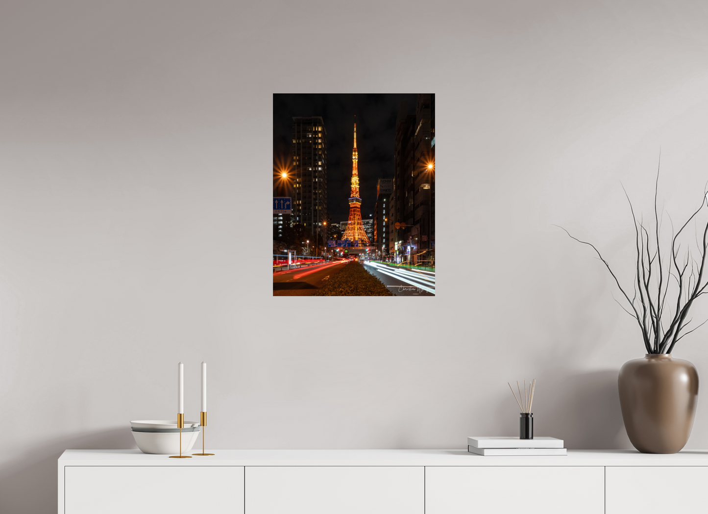 20 x 25″, Fuji Crystal DP II Glossy Neon Meets Sky