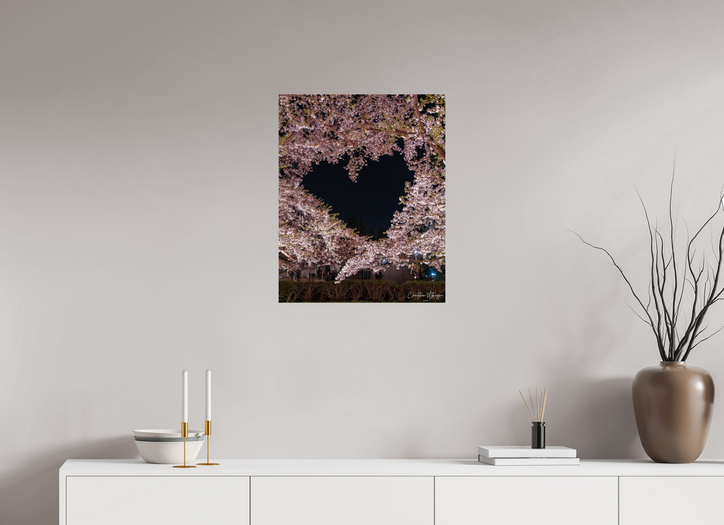 20 x 25″, ChromaLuxe HD Metal Print Heart of Japan