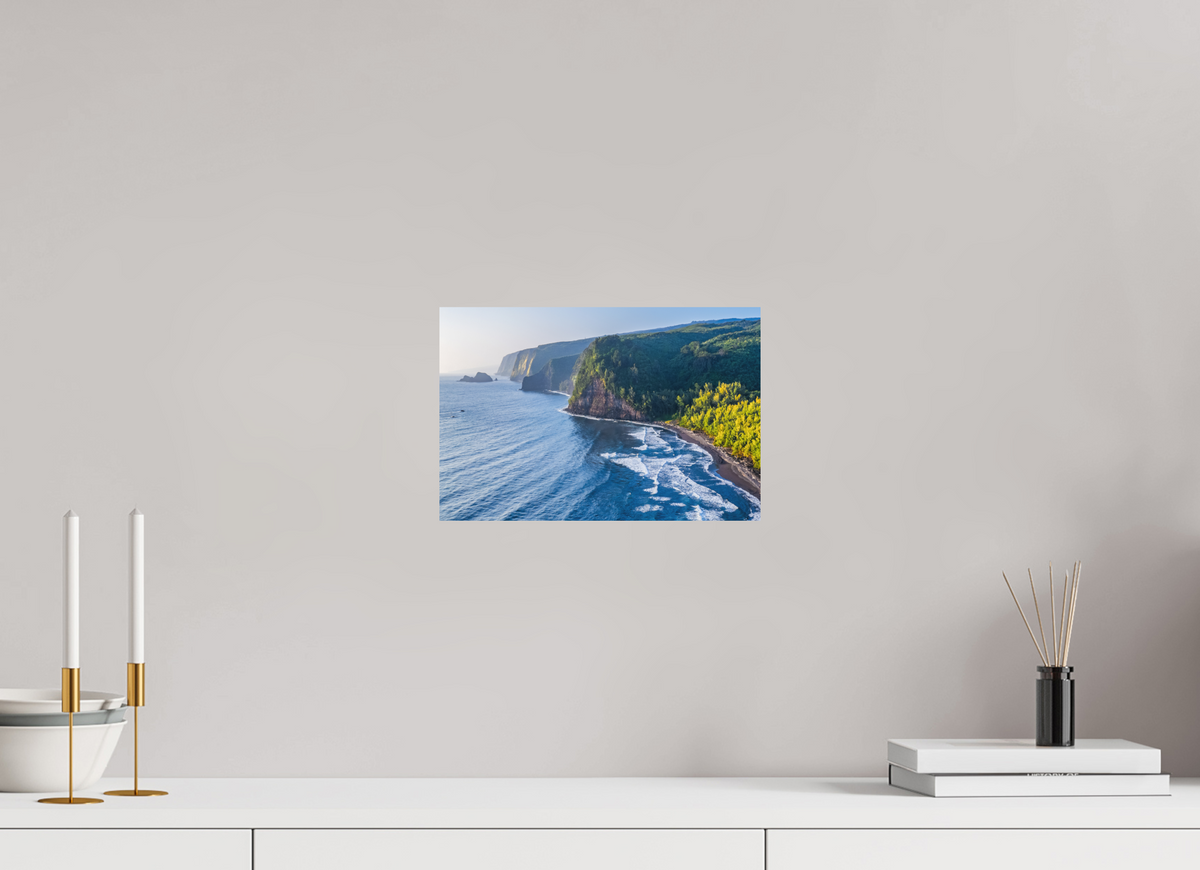 12 x 8″, Hahnemühle Photo Rag Bright White Soaring Above Pololū