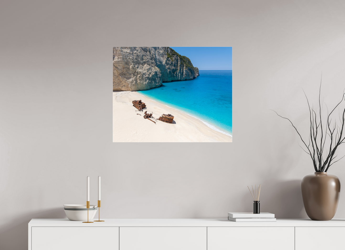 30 x 24″, Acrylic Glass 0.08mm Fuji Crystal Archive DP II Shipwreck Beach