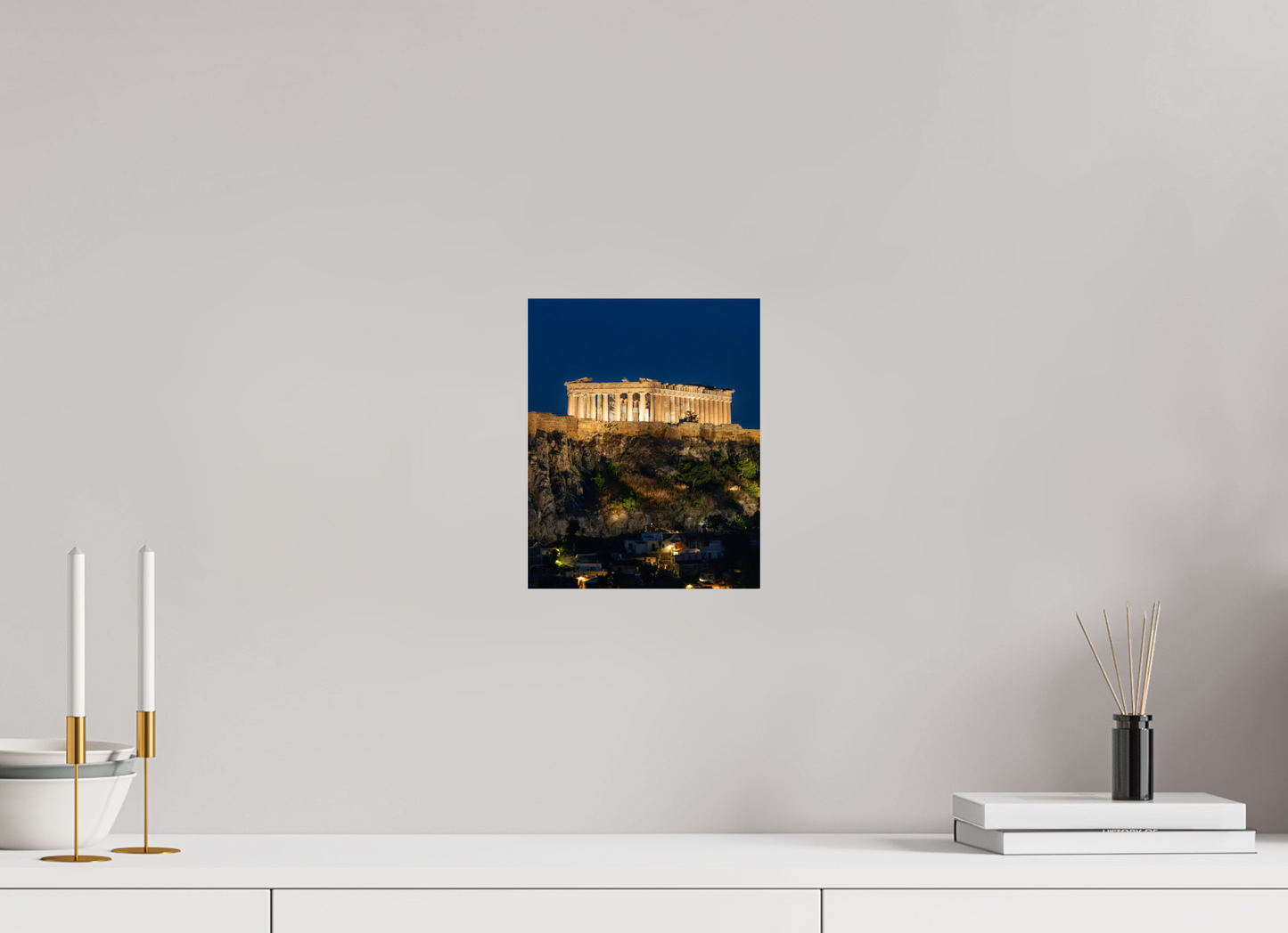 8 x 10″, ChromaLuxe HD Metal Print Acropolis of Athens