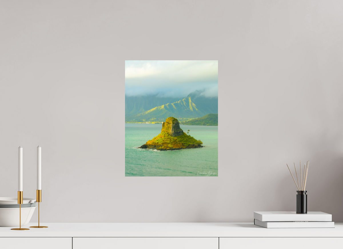 12 x 15″, ChromaLuxe HD Metal Print Morning Over Mokoliʻi