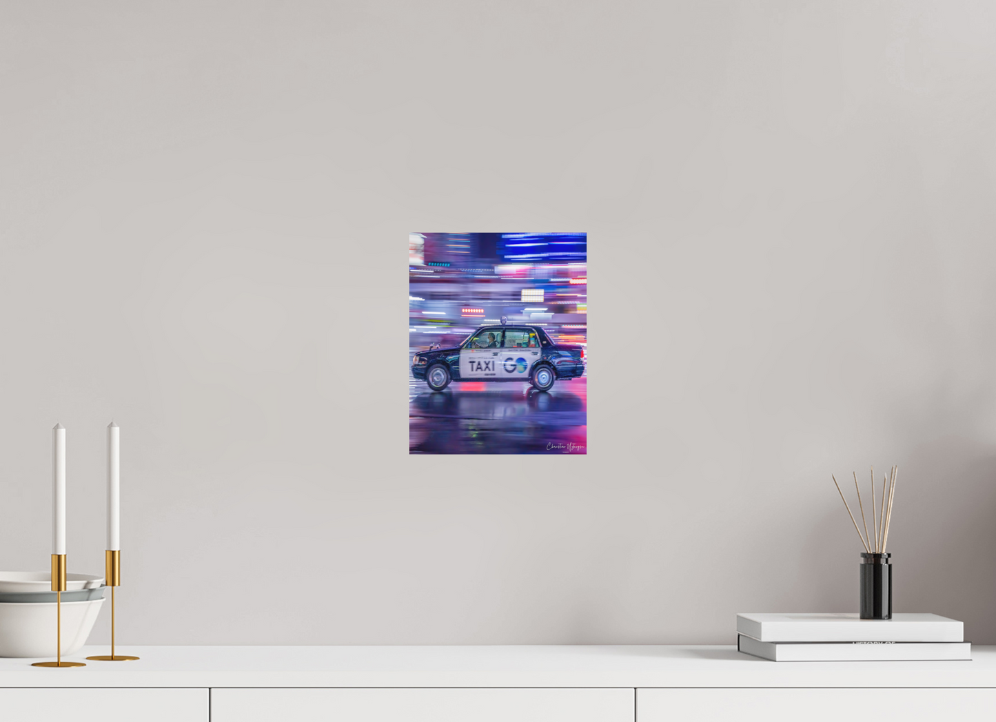 8 x 10″, Fuji Crystal DP II Matte Taxi Driver