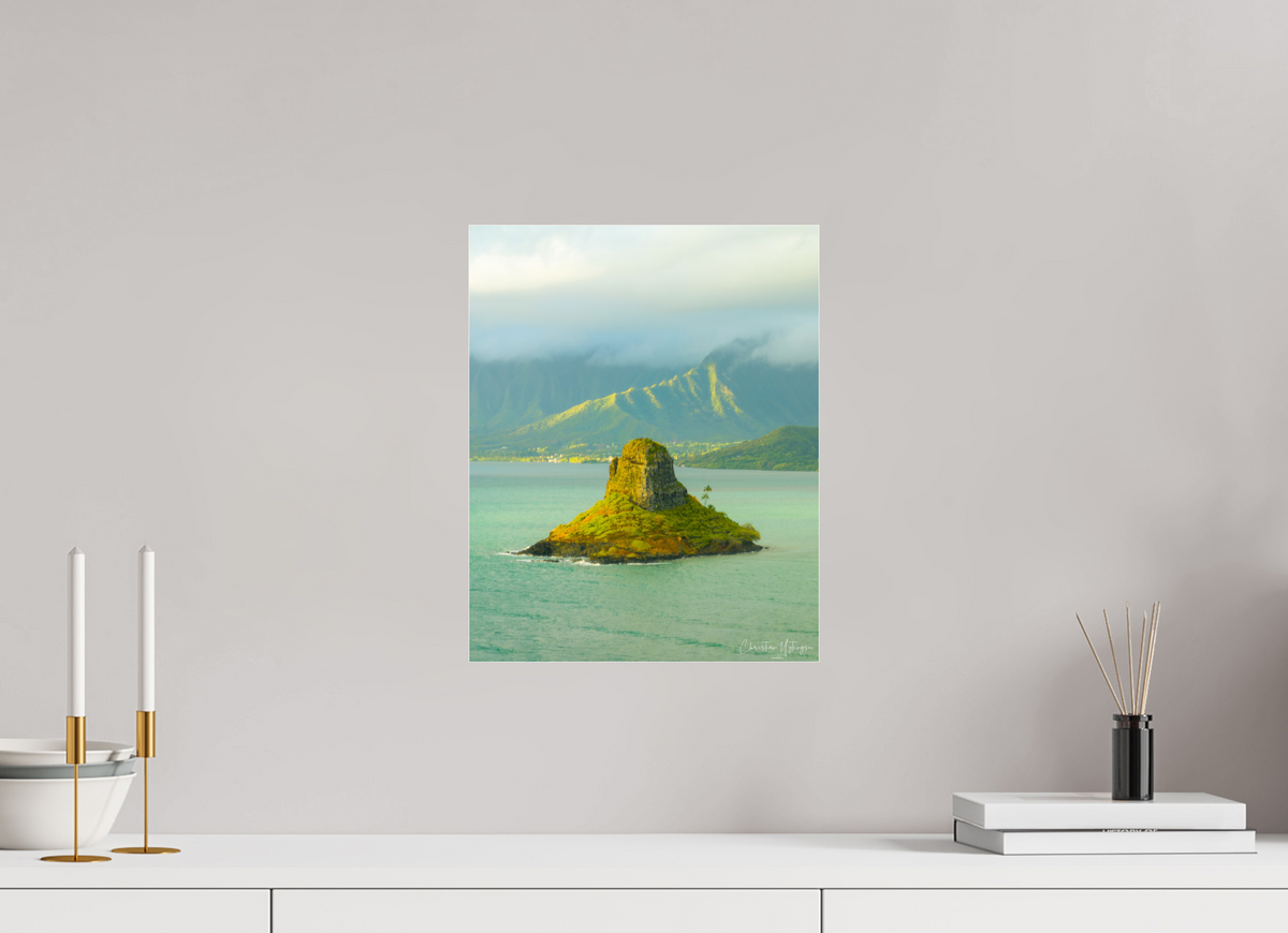 12 x 15″, Acrylic Glass 0.08mm Fuji Crystal Archive DP II Morning Over Mokoliʻi