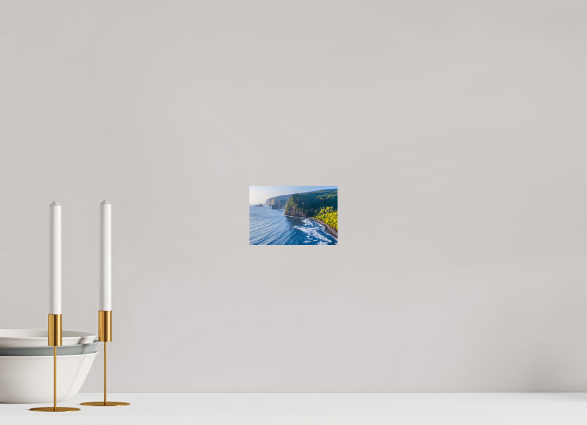 6 x 4″, ChromaLuxe HD Metal Print Soaring Above Pololū