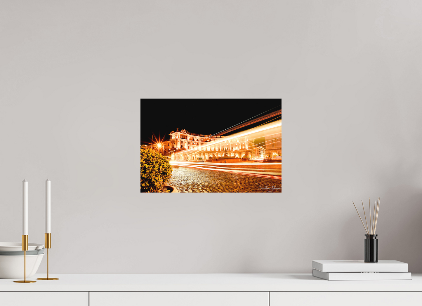 15 x 10″, Hahnemühle Photo Rag Bright White Flashing Lights