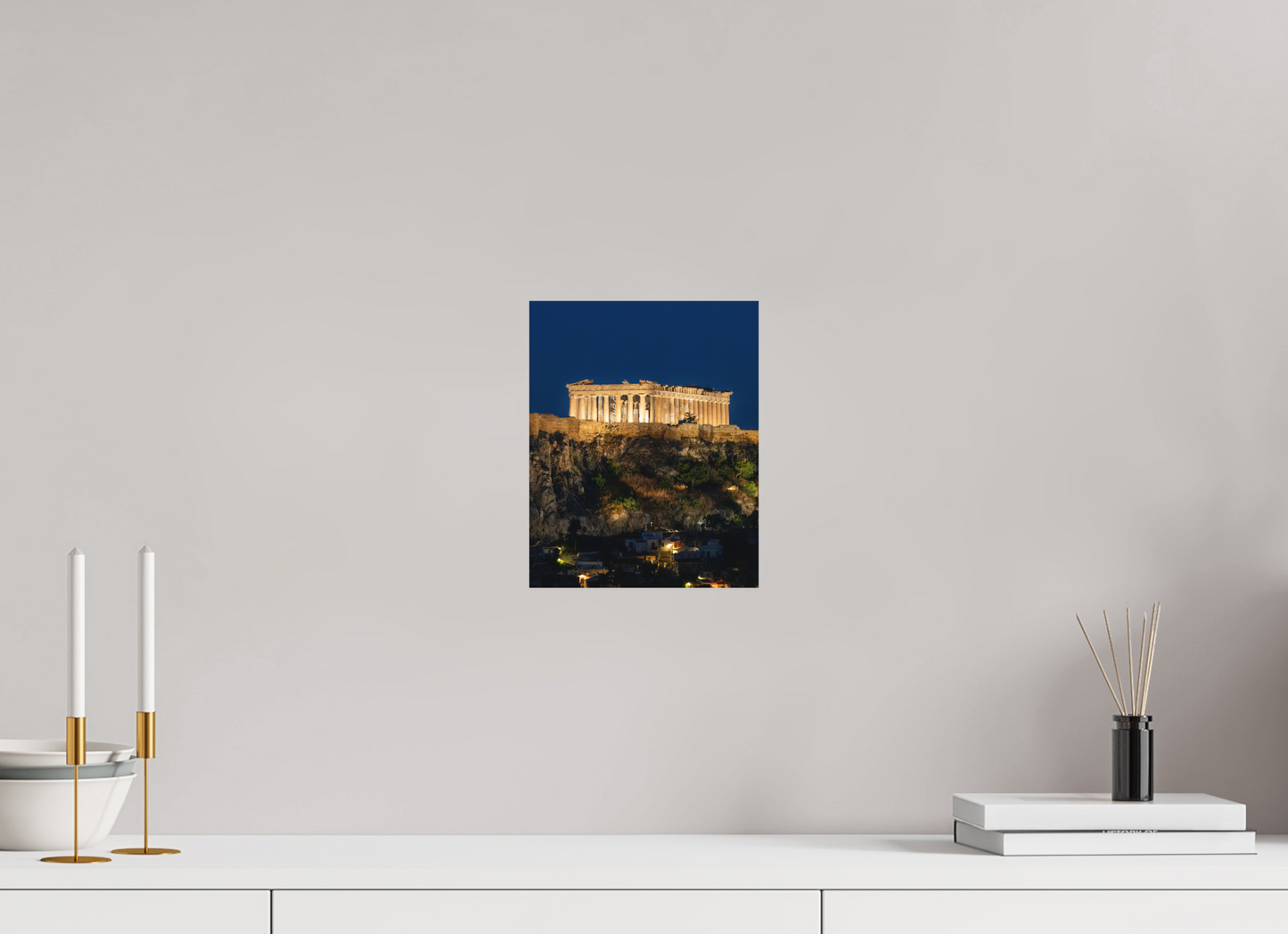 8 x 10″, Hahnemühle Photo Rag Bright White Acropolis of Athens