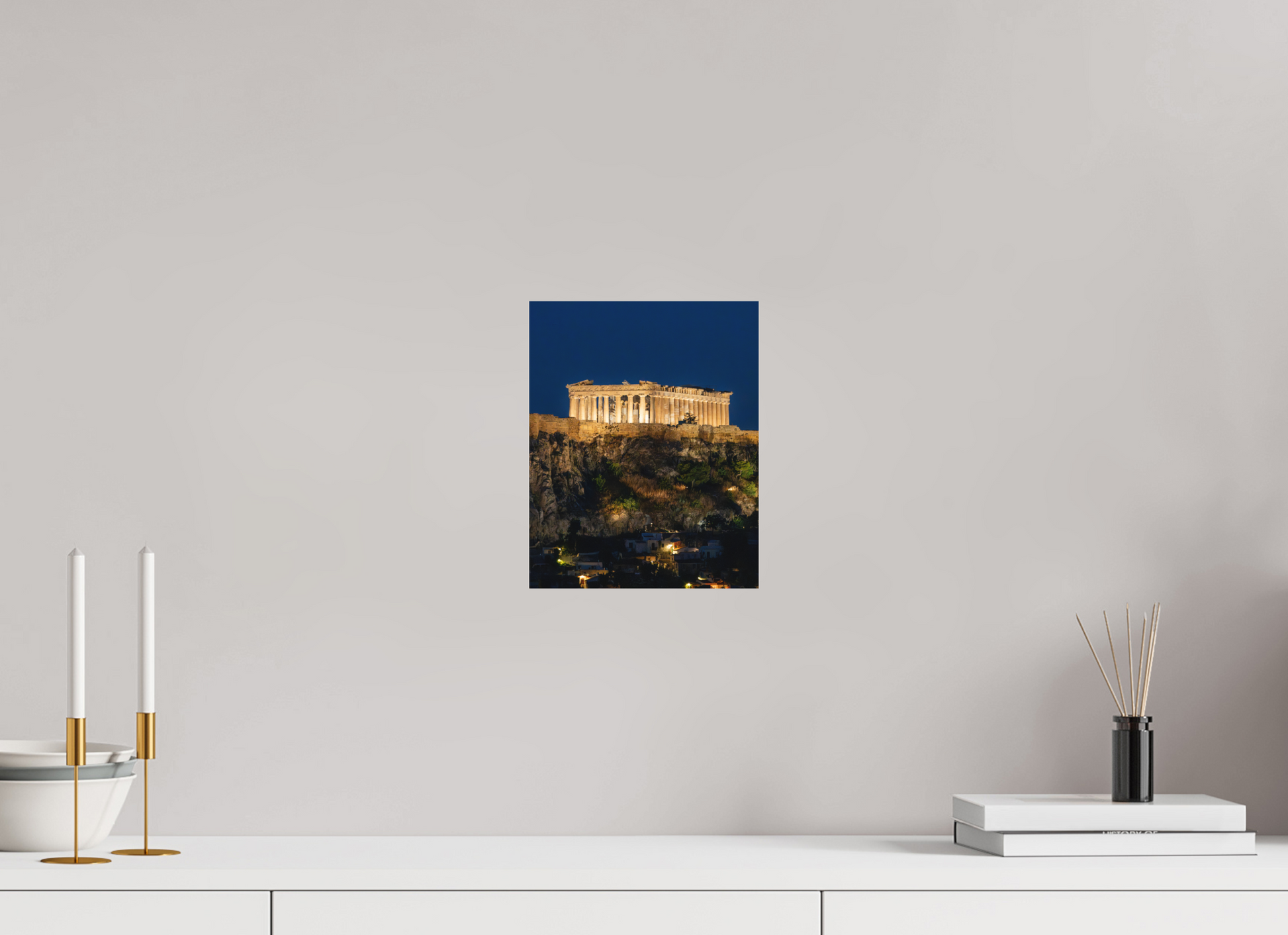 8 x 10″, Hahnemühle Photo Rag Bright White Acropolis of Athens