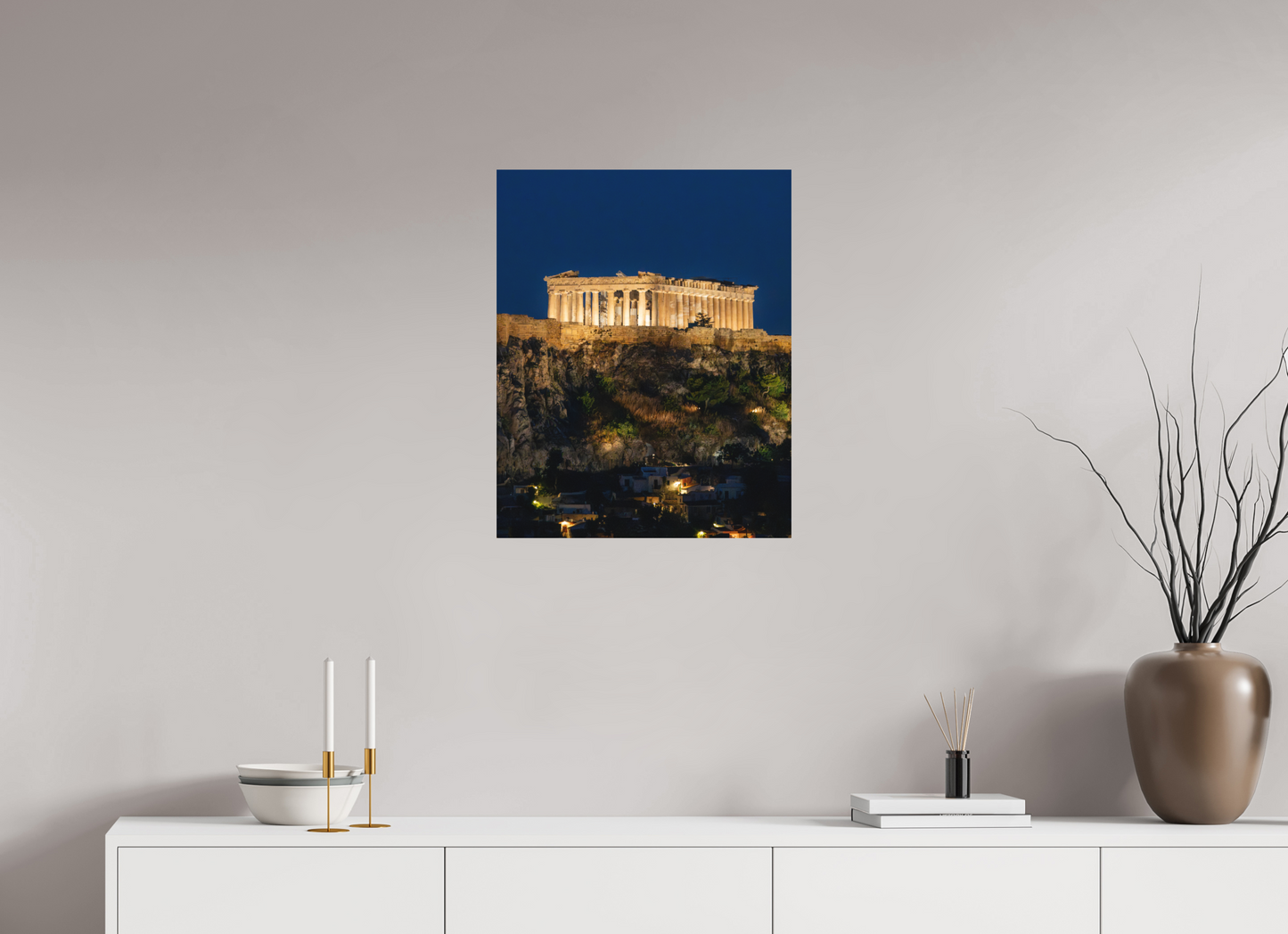 20 x 25″, Hahnemühle Photo Rag Bright White Acropolis of Athens