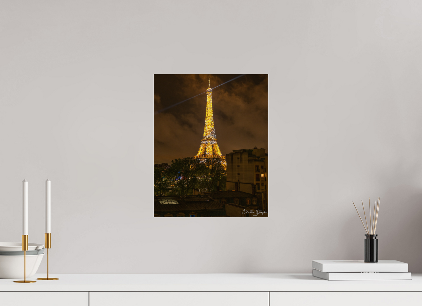 12 x 15″, Acrylic Glass 0.08mm Fuji Crystal Archive DP II Spark of Paris