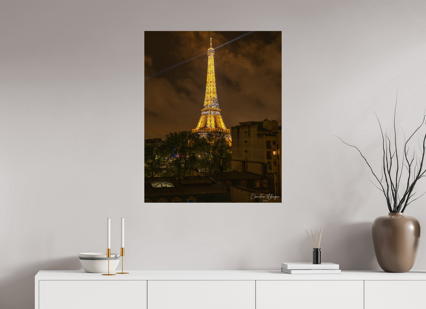 28 x 35″, ChromaLuxe HD Metal Print Spark of Paris
