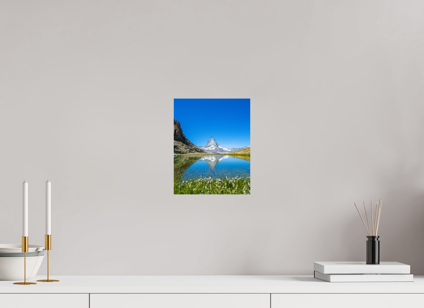 8 x 10″, ChromaLuxe HD Metal Print The Alpine Mirror