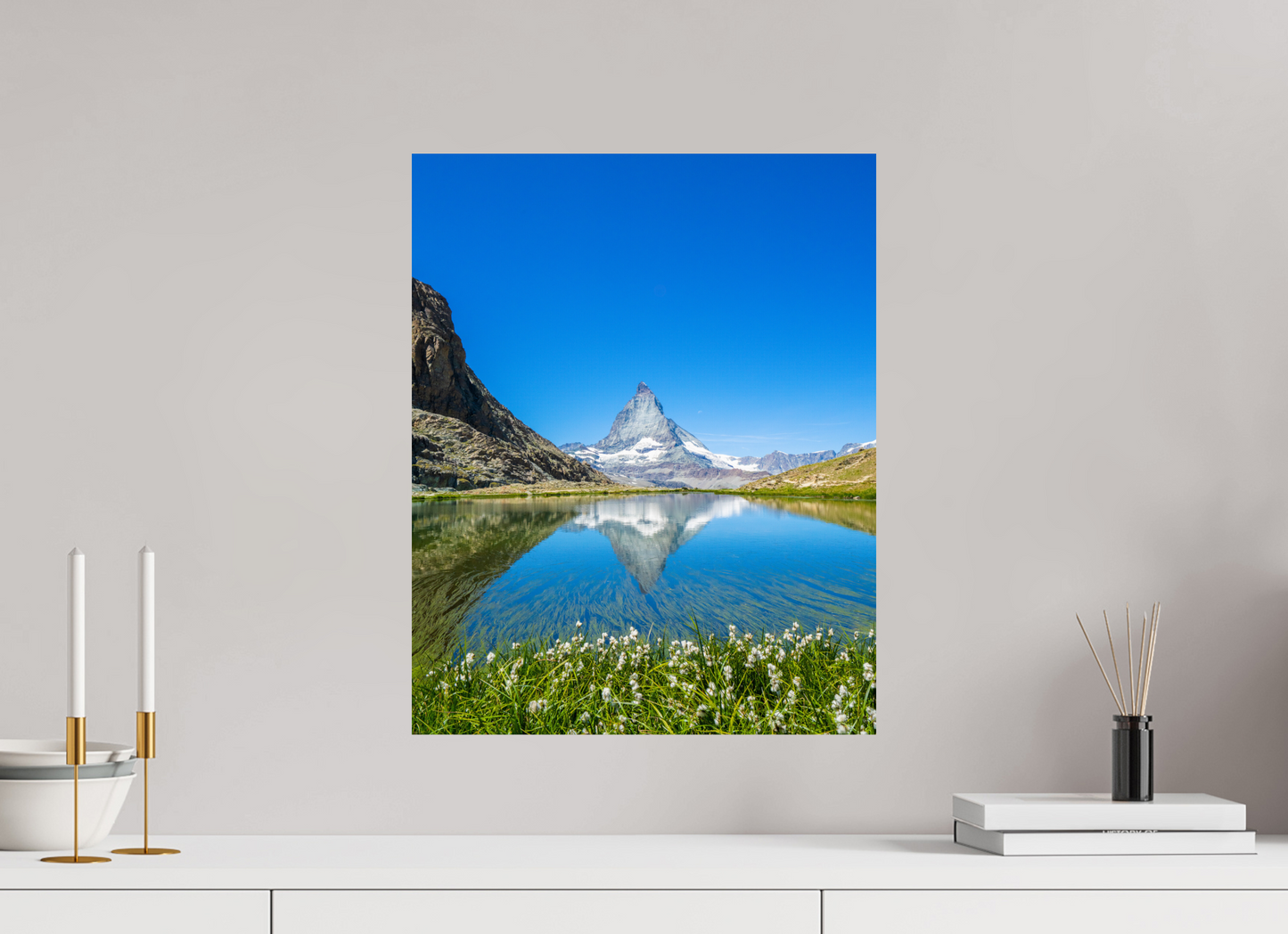 16 x 20″, ChromaLuxe HD Metal Print The Alpine Mirror