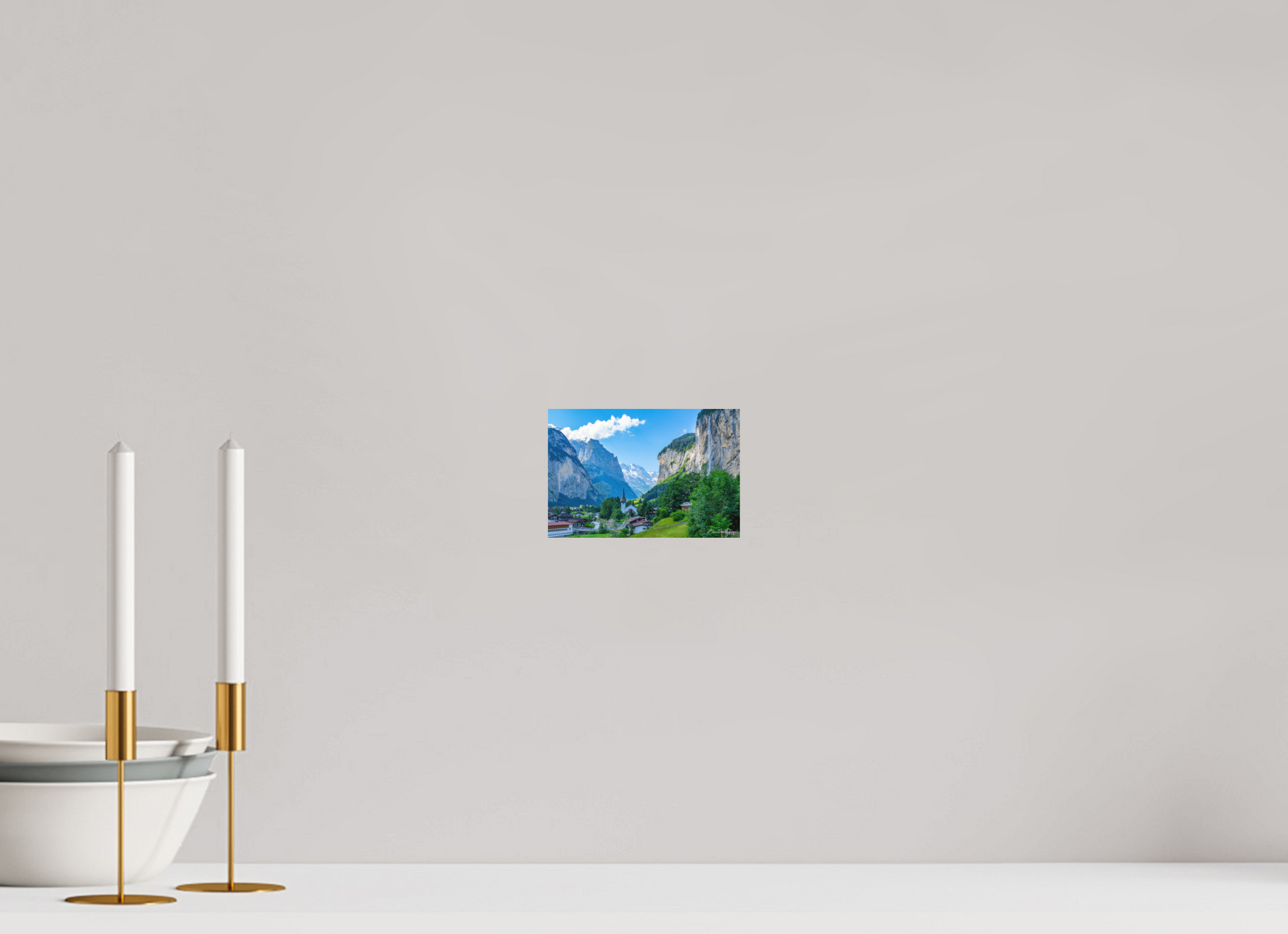 6 x 4″, Hahnemühle Photo Rag Bright White Lauterbrunnen Valley