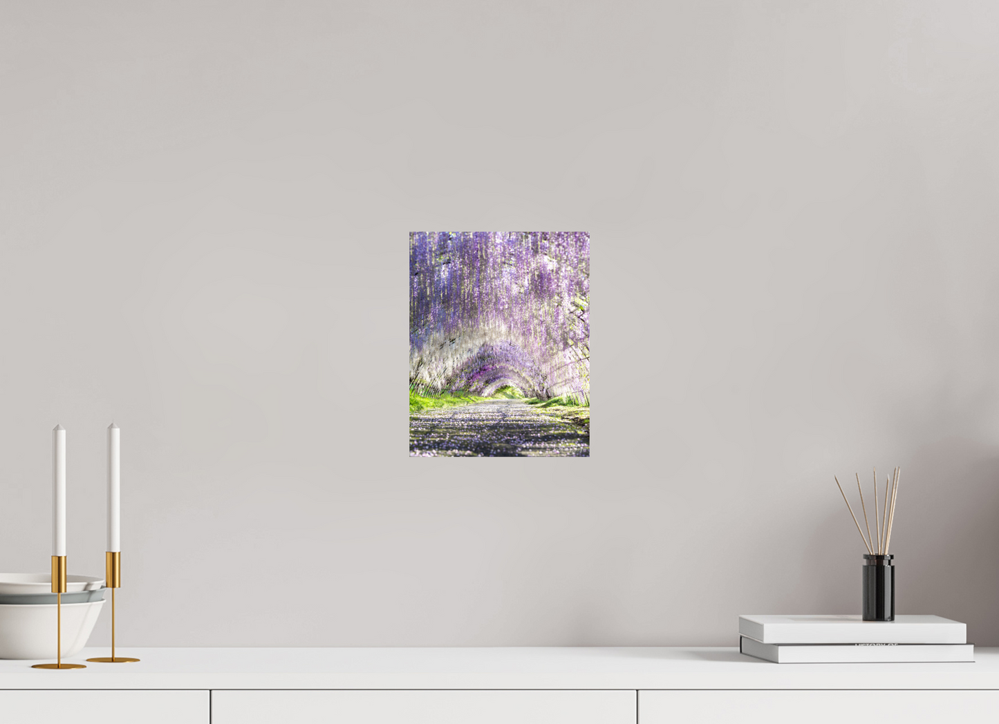 8 x 10″, ChromaLuxe HD Metal Print Wisteria Dreams