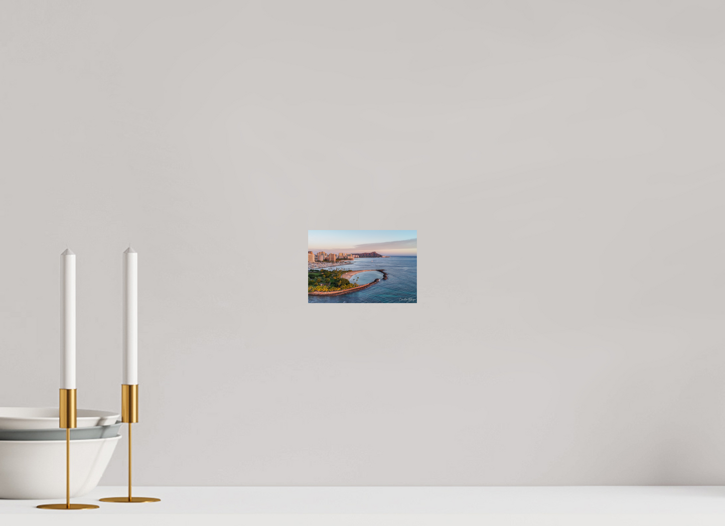 6 x 4″, ChromaLuxe HD Metal Print Crimson Horizon