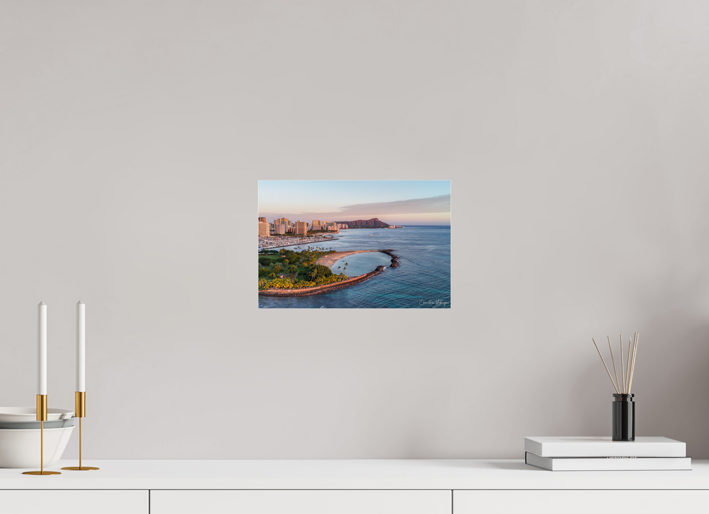 12 x 8″, Acrylic Glass 0.08mm Fuji Crystal Archive DP II Crimson Horizon