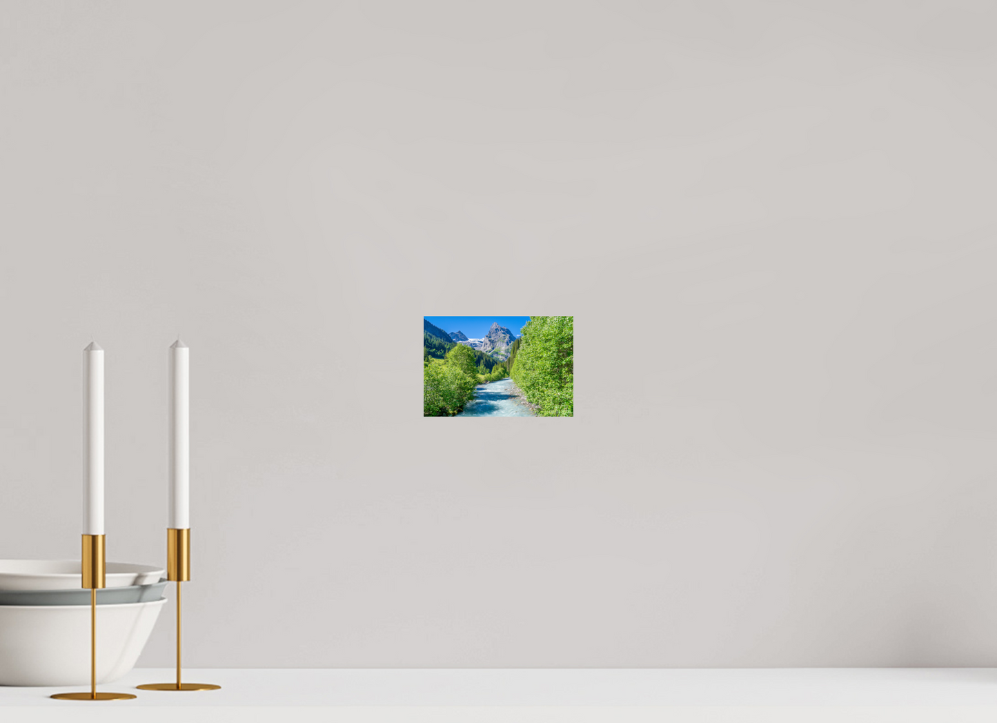 6 x 4″, ChromaLuxe HD Metal Print The Heart of the Alps