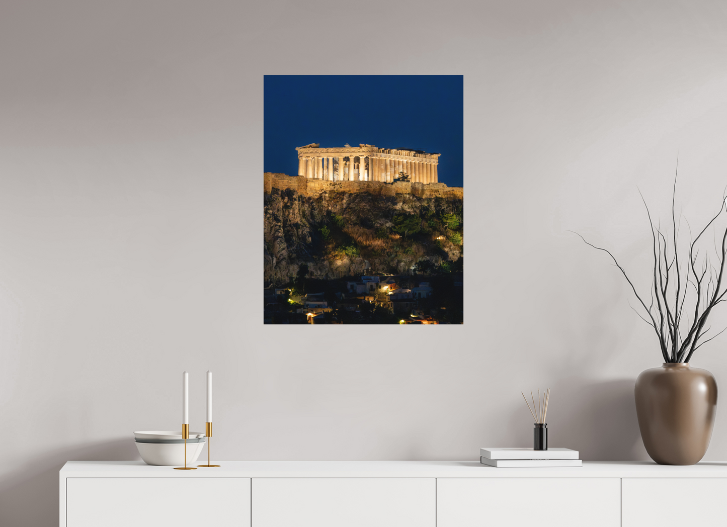 24 x 30″, Hahnemühle Photo Rag Bright White Acropolis of Athens