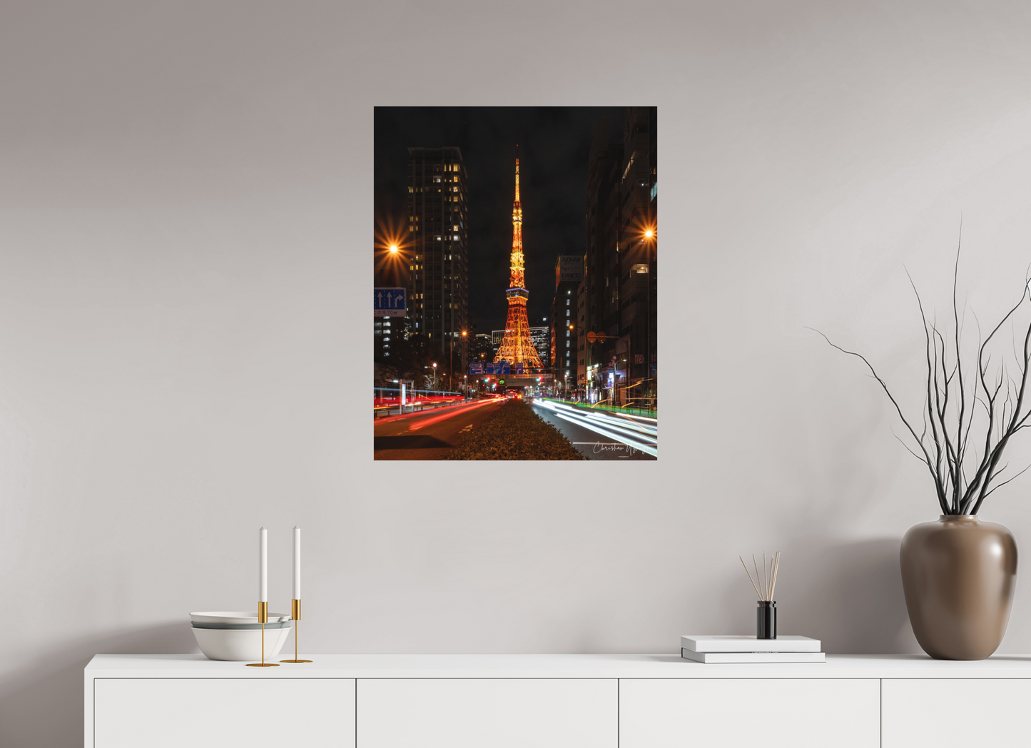 24 x 30″, Hahnemühle Photo Rag Bright White Neon Meets Sky