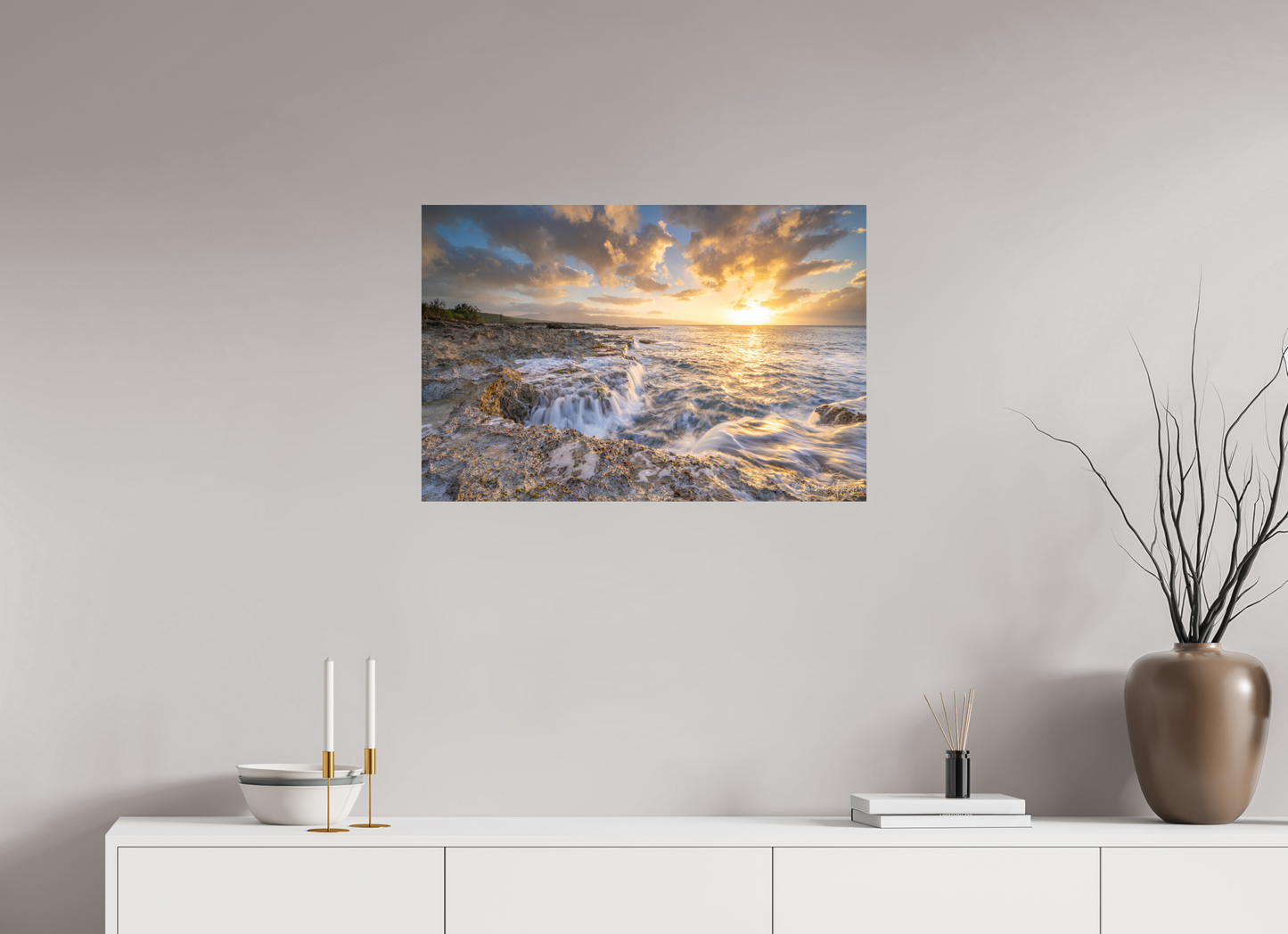 30 x 20″, ChromaLuxe HD Metal Print Majestic Glow