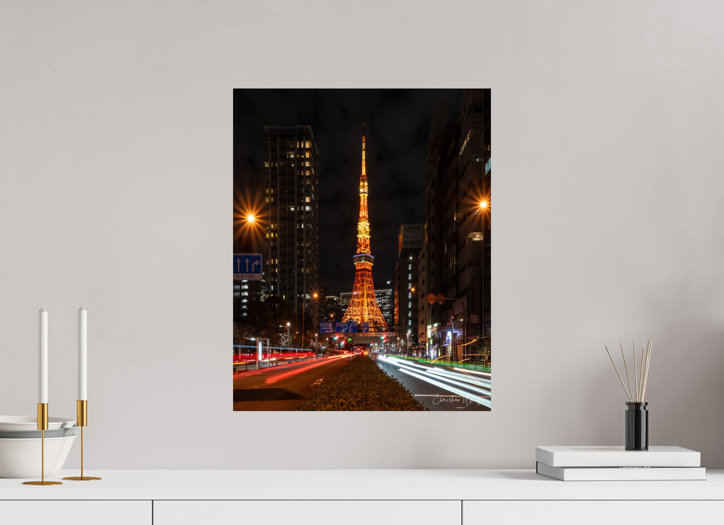 16 x 20″, Fuji Crystal DP II Glossy Neon Meets Sky