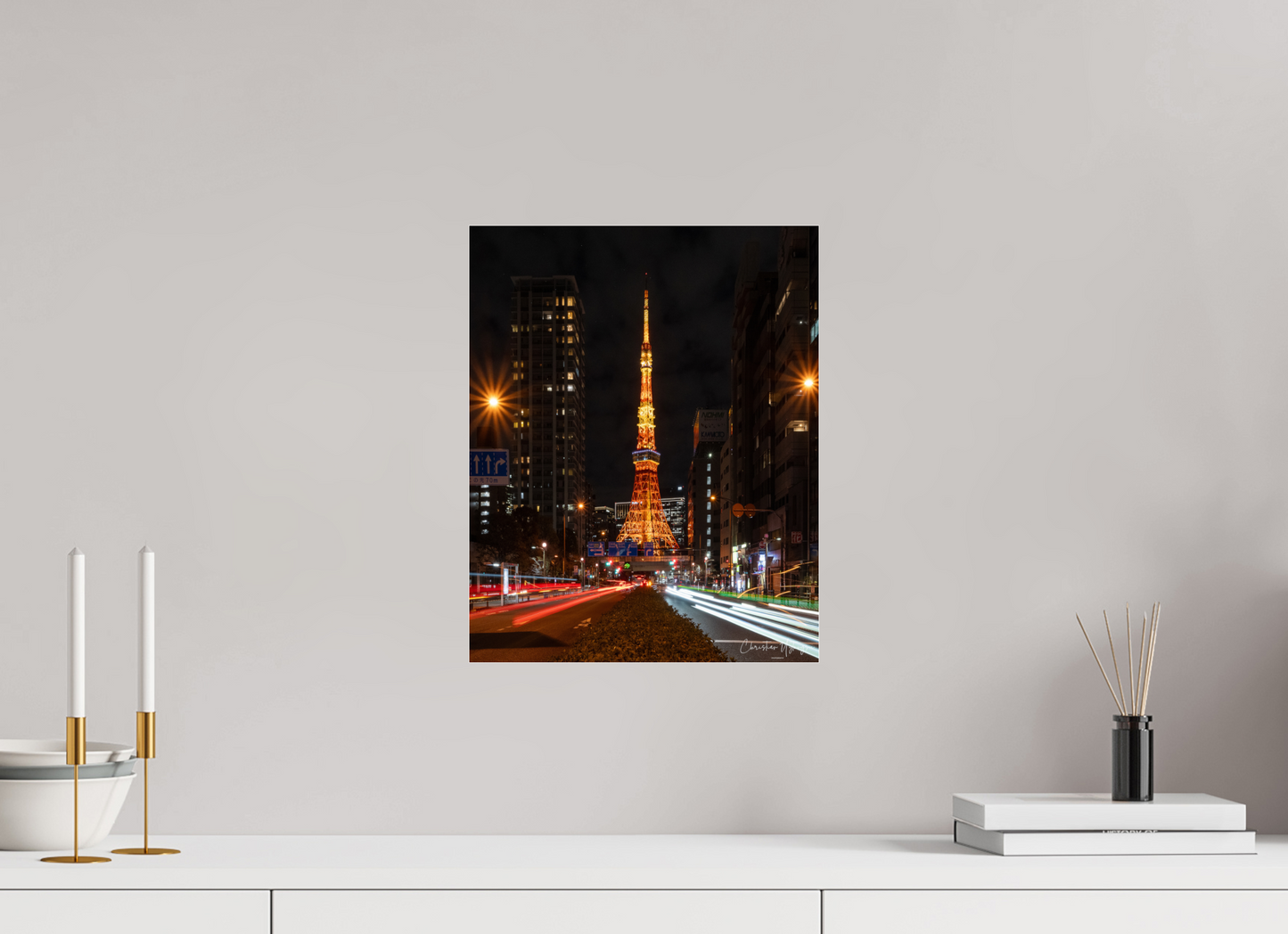 12 x 15″, Acrylic Glass 0.08mm Fuji Crystal Archive DP II Neon Meets Sky