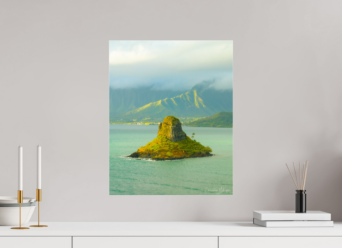 16 x 20″, Acrylic Glass 0.08mm Fuji Crystal Archive DP II Morning Over Mokoliʻi