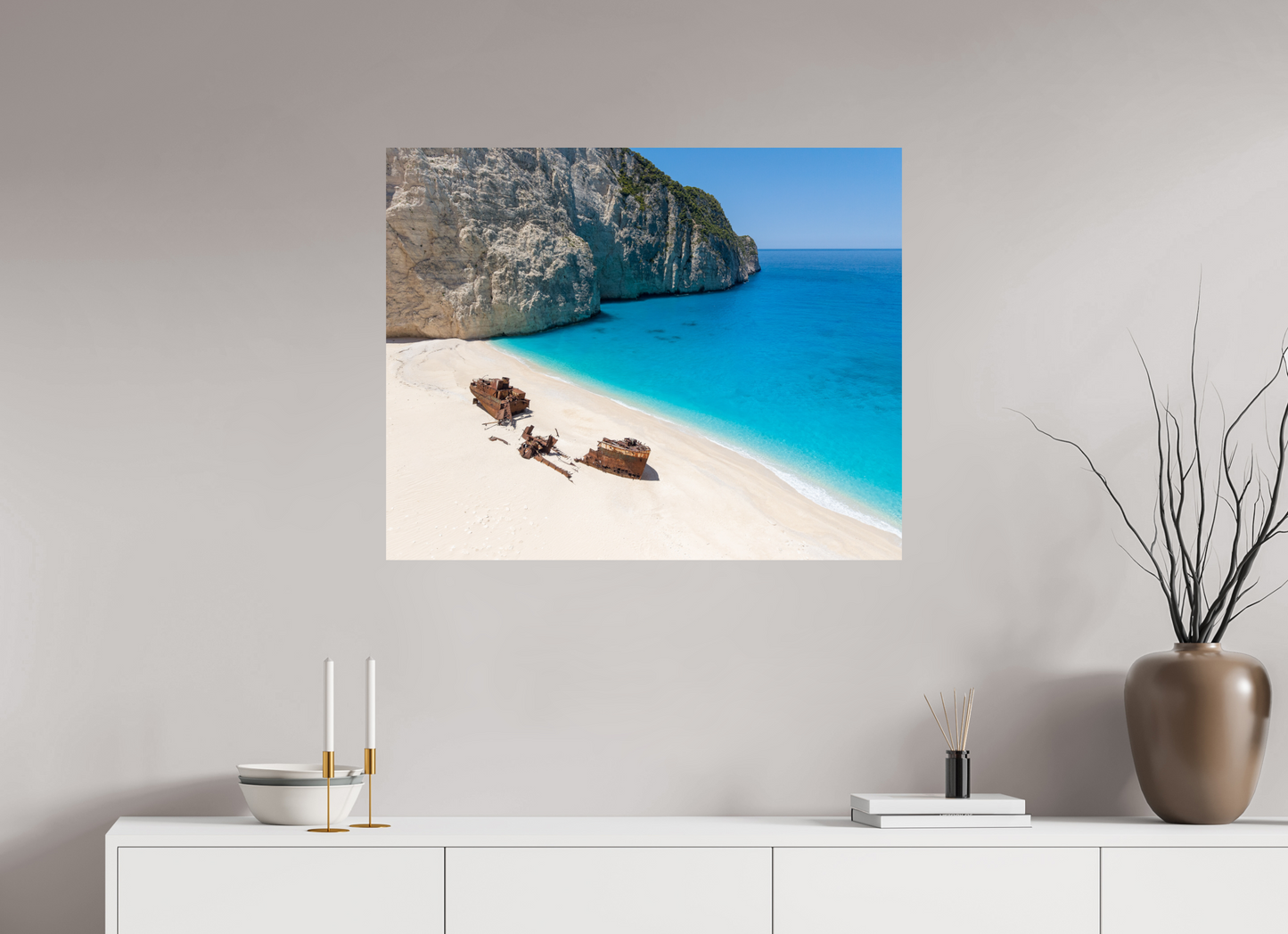 35 x 28″, Fuji Crystal DP II Glossy Shipwreck Beach