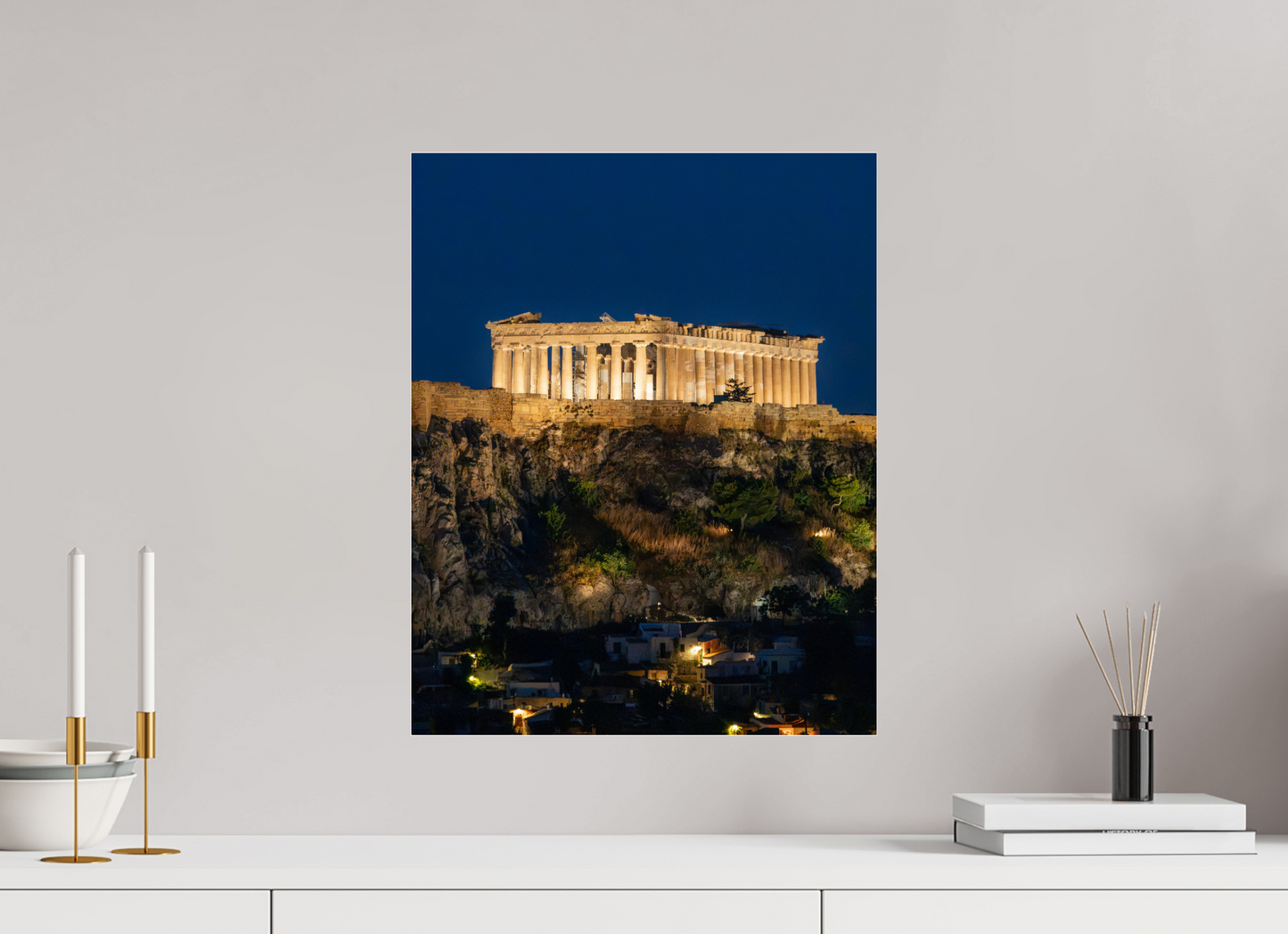 16 x 20″, Acrylic Glass 0.08mm Fuji Crystal Archive DP II Acropolis of Athens