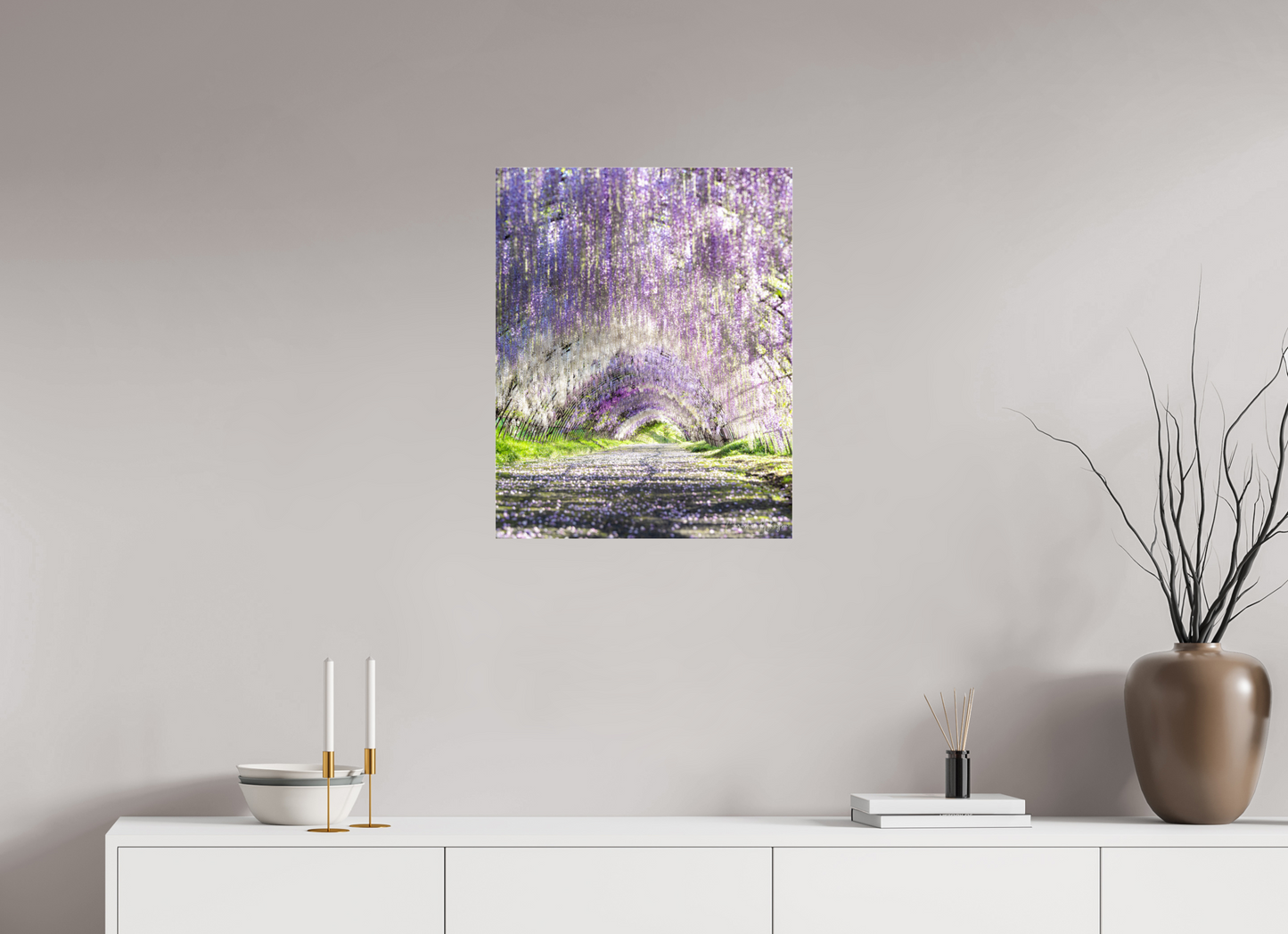 20 x 25″, Acrylic Glass 0.08mm Fuji Crystal Archive DP II Wisteria Dreams
