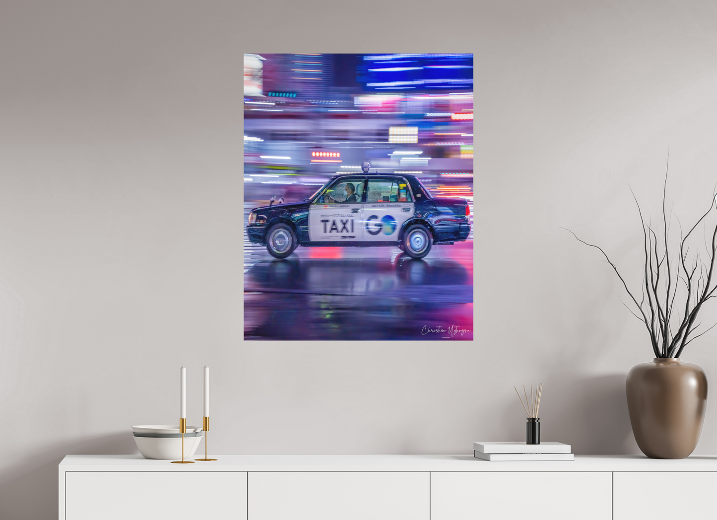 28 x 35″, Hahnemühle Photo Rag Bright White Taxi Driver