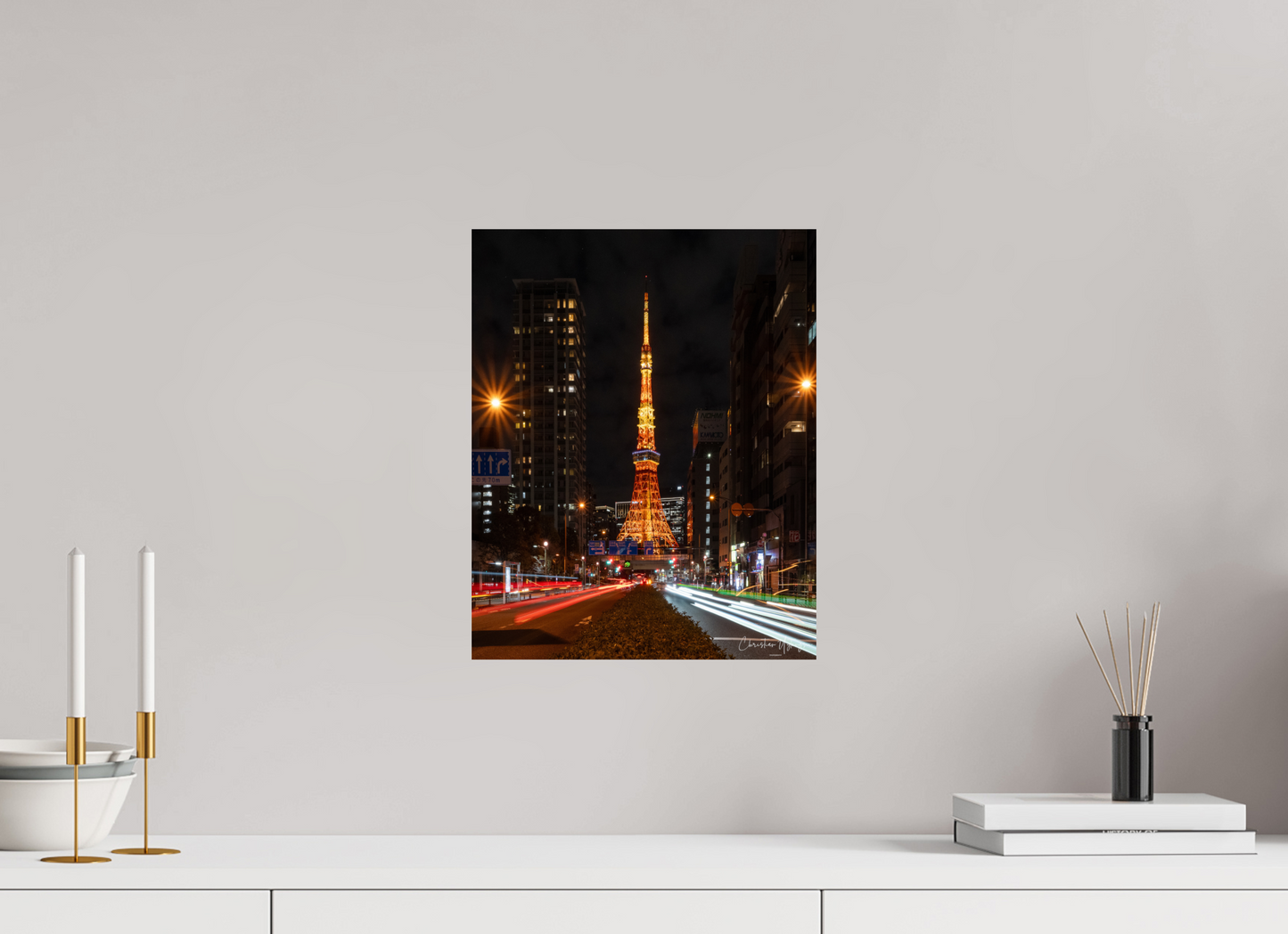 12 x 15″, Fuji Crystal DP II Glossy Neon Meets Sky