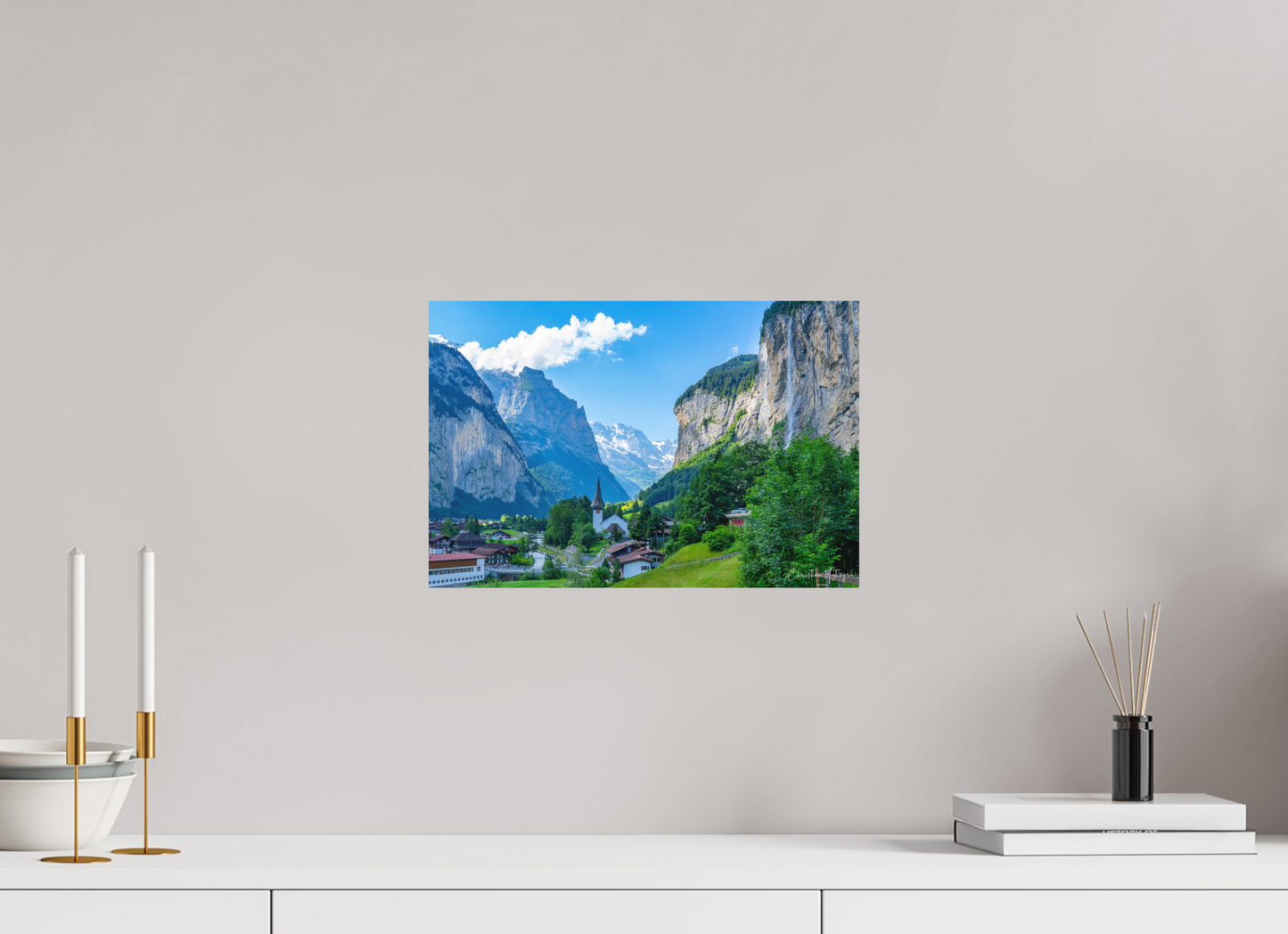 15 x 10″, Fuji Crystal DP II Matte Lauterbrunnen Valley