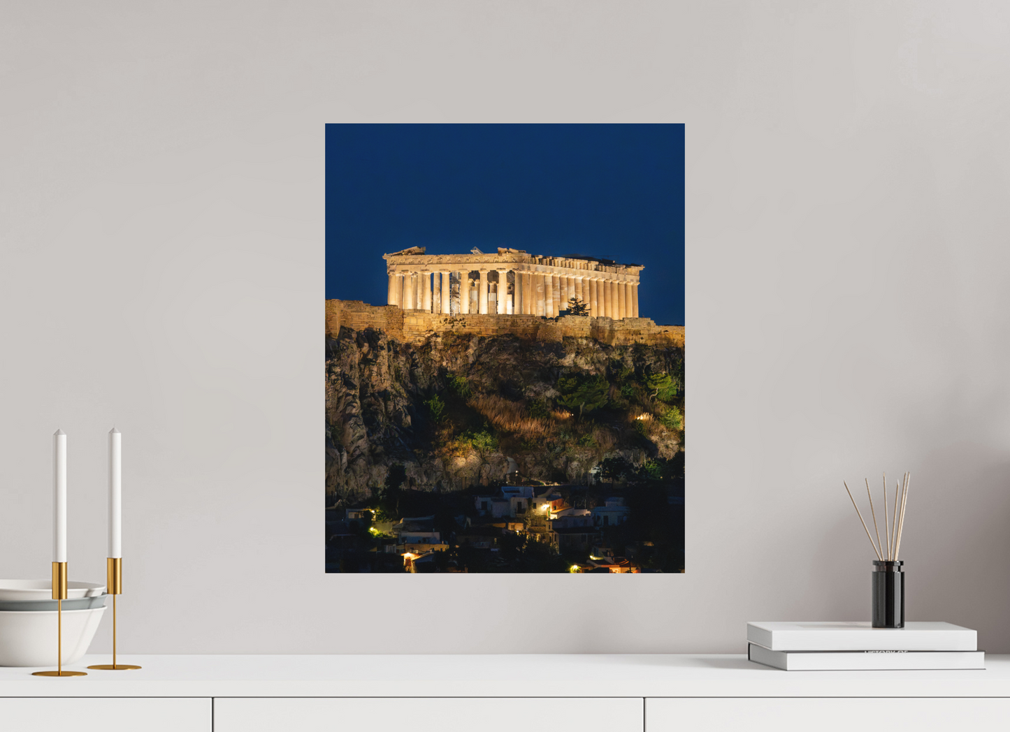 16 x 20″, Hahnemühle Photo Rag Bright White Acropolis of Athens