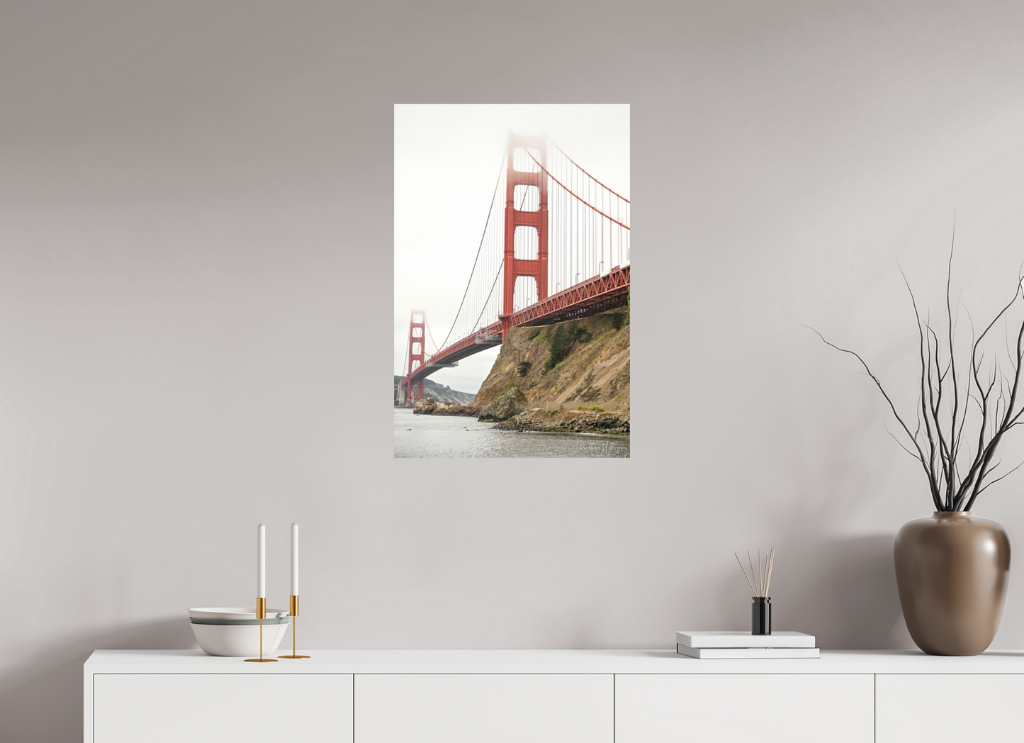 20 x 30″, ChromaLuxe HD Metal Print Steel in Stillness