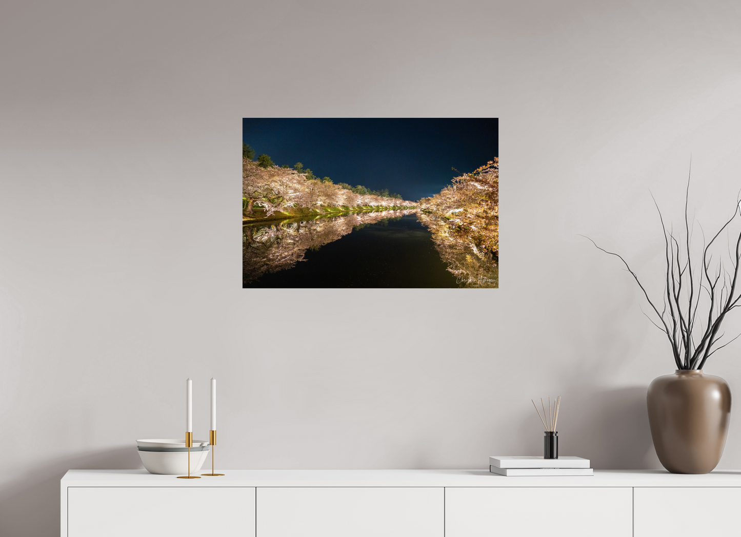 30 x 20″, ChromaLuxe HD Metal Print Reflections in Time