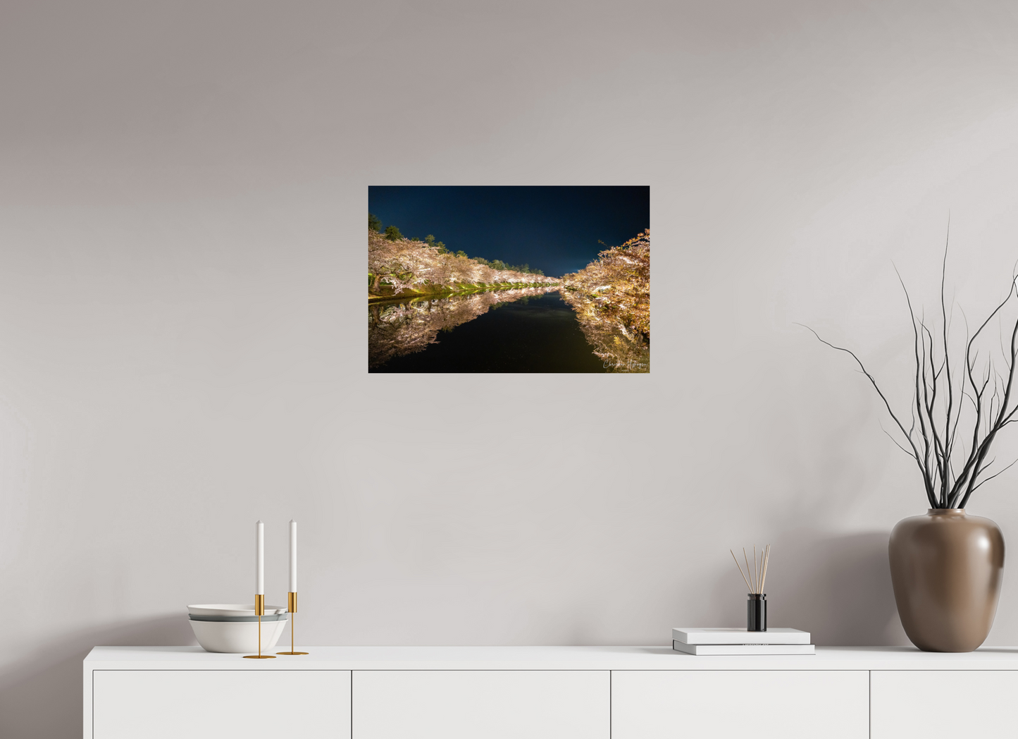 24 x 16″, ChromaLuxe HD Metal Print Reflections in Time