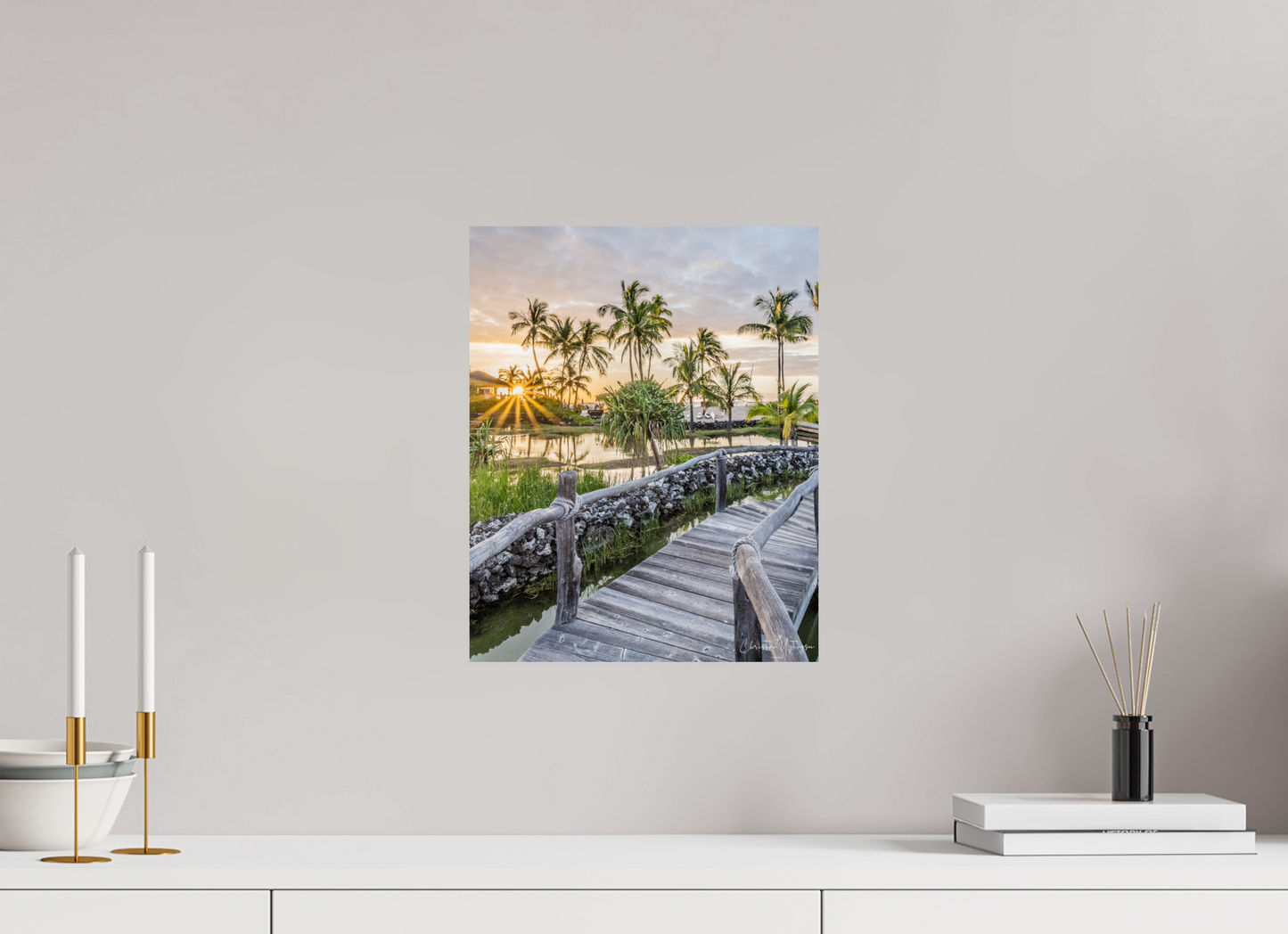 12 x 15″, ChromaLuxe HD Metal Print Sunburst Stillness