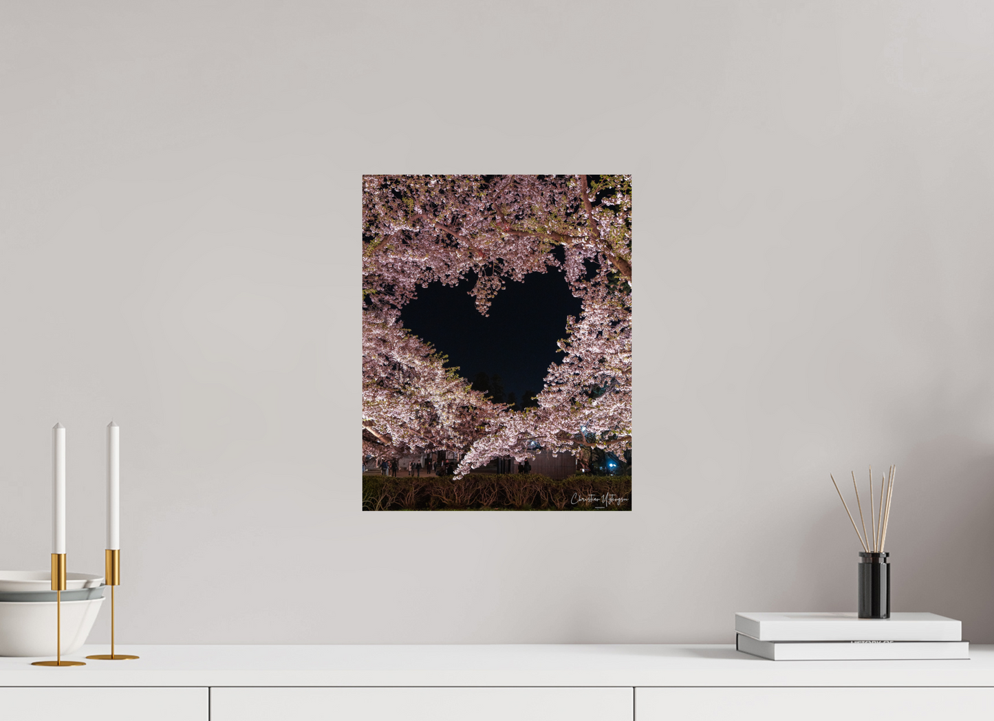 12 x 15″, ChromaLuxe HD Metal Print Heart of Japan