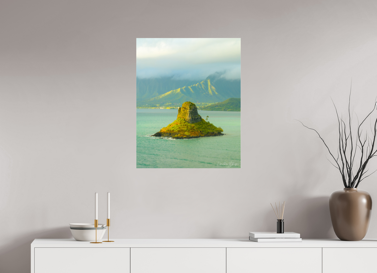 24 x 30″, Acrylic Glass 0.08mm Fuji Crystal Archive DP II Morning Over Mokoliʻi