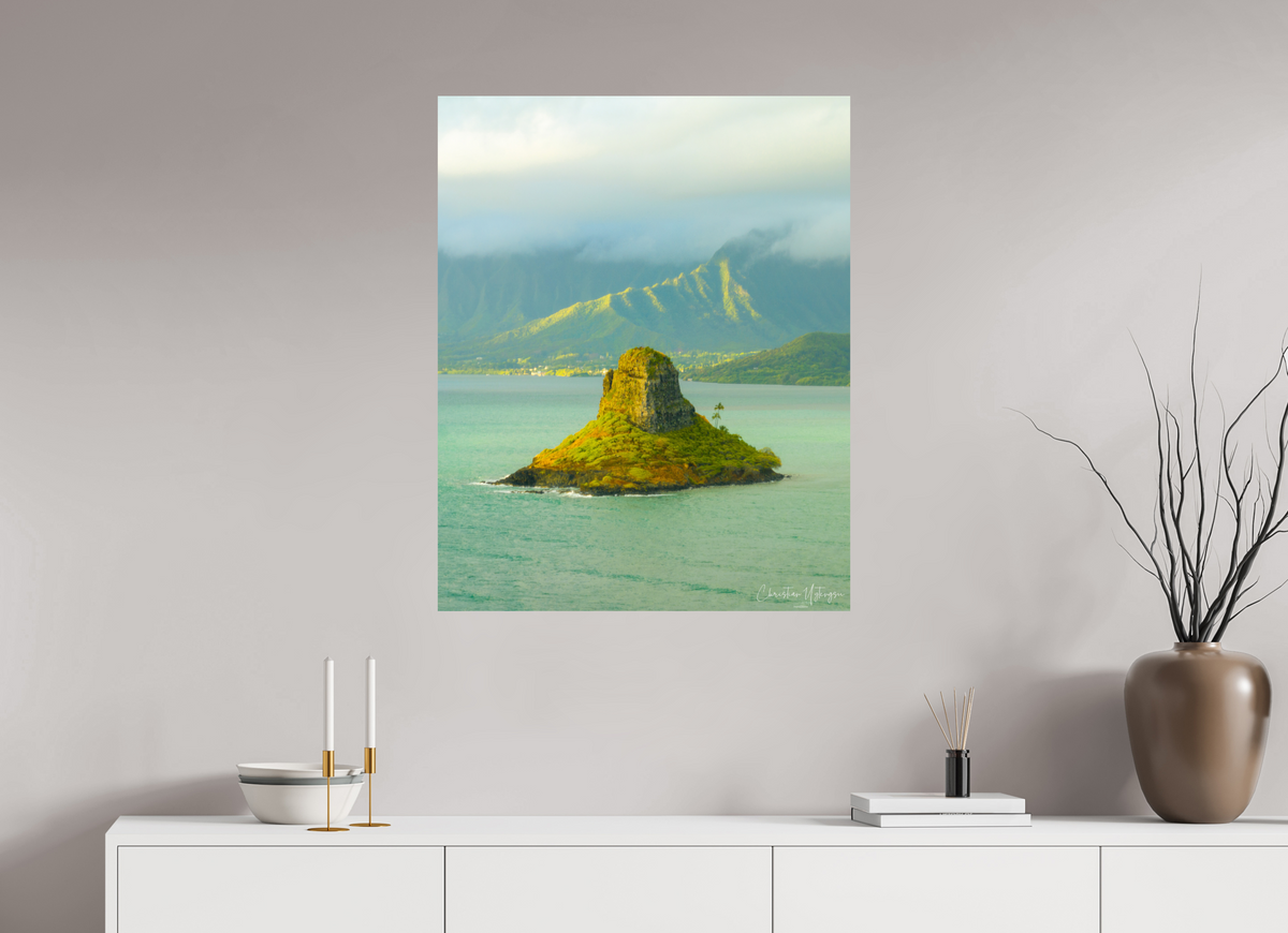 28 x 35″, Fuji Crystal DP II Glossy Morning Over Mokoliʻi