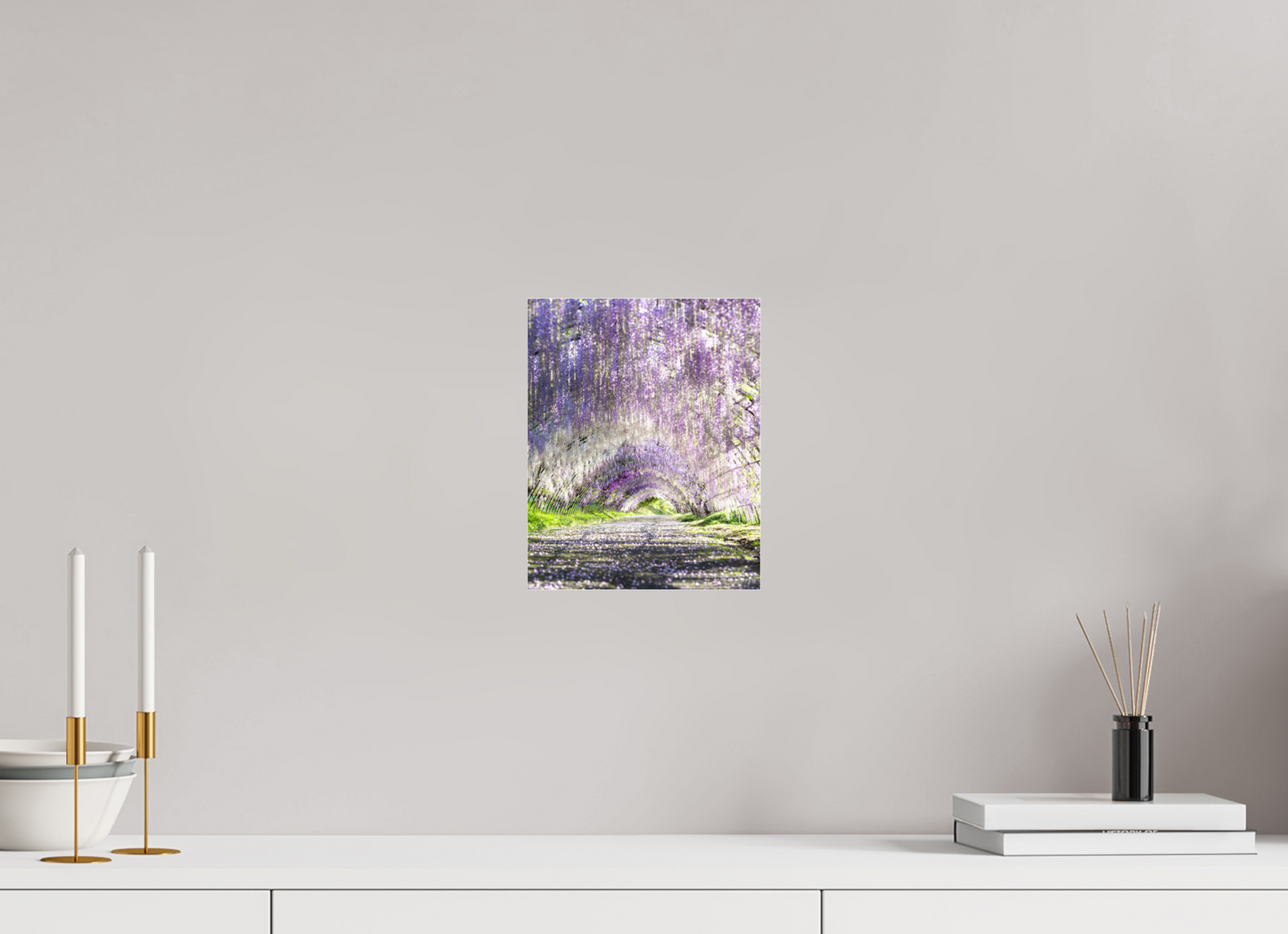 8 x 10″, Acrylic Glass 0.08mm Fuji Crystal Archive DP II Wisteria Dreams